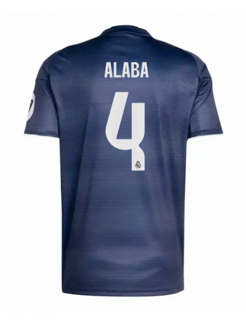 Billige Real Madrid David Alaba #4 Bortedrakt 2025-26 Kortermet Billige Real Madrid David Alaba #4 Bortedrakt 2025-26 Kortermet